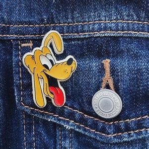 Vintage 90s Pluto Pin